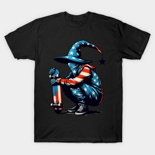 American patriot skate wizard T-Shirt